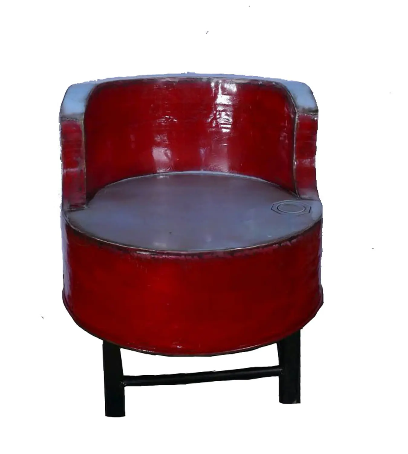  Product image 2 of the product “Chair drum recycle metal H67, L58, W58 cm, metal art. ”